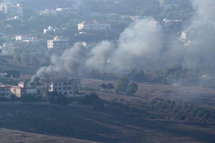 Il raid di Israele in Libano (Afp)