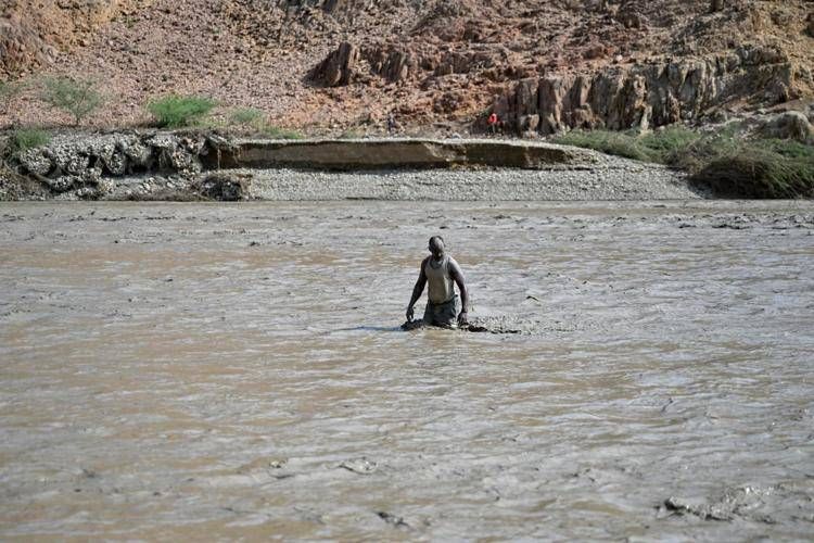 Il disastro della diga in Sudan - Afp