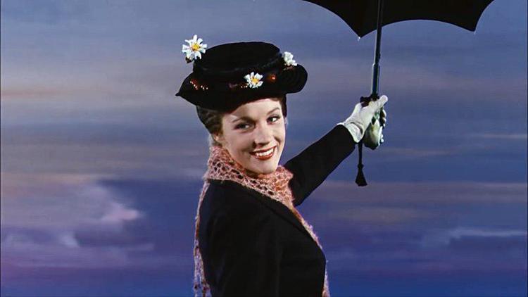 Una scena del film 'Mary Poppins', 1964