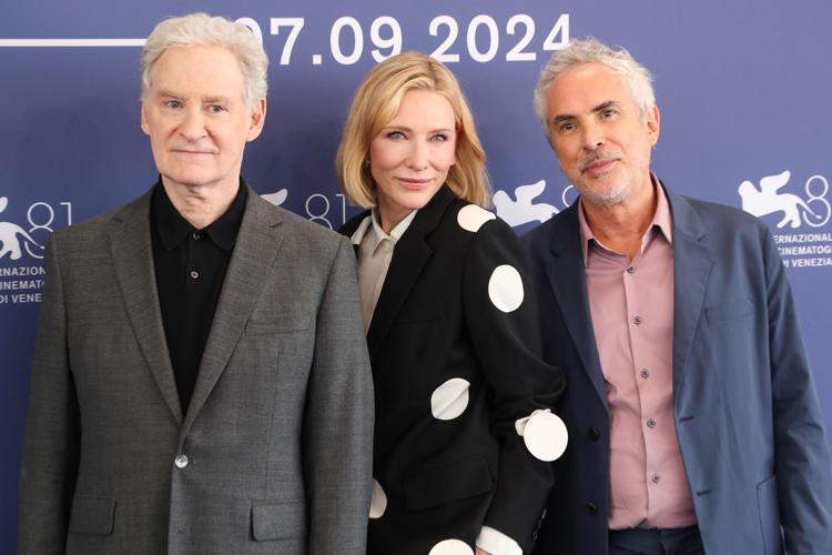 Cate Blanchett con Kevin Kline e Alfonso Cuaròn