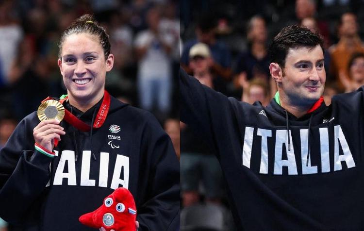 Carlotta Gilli e Francesco Bocciardo (Afp)