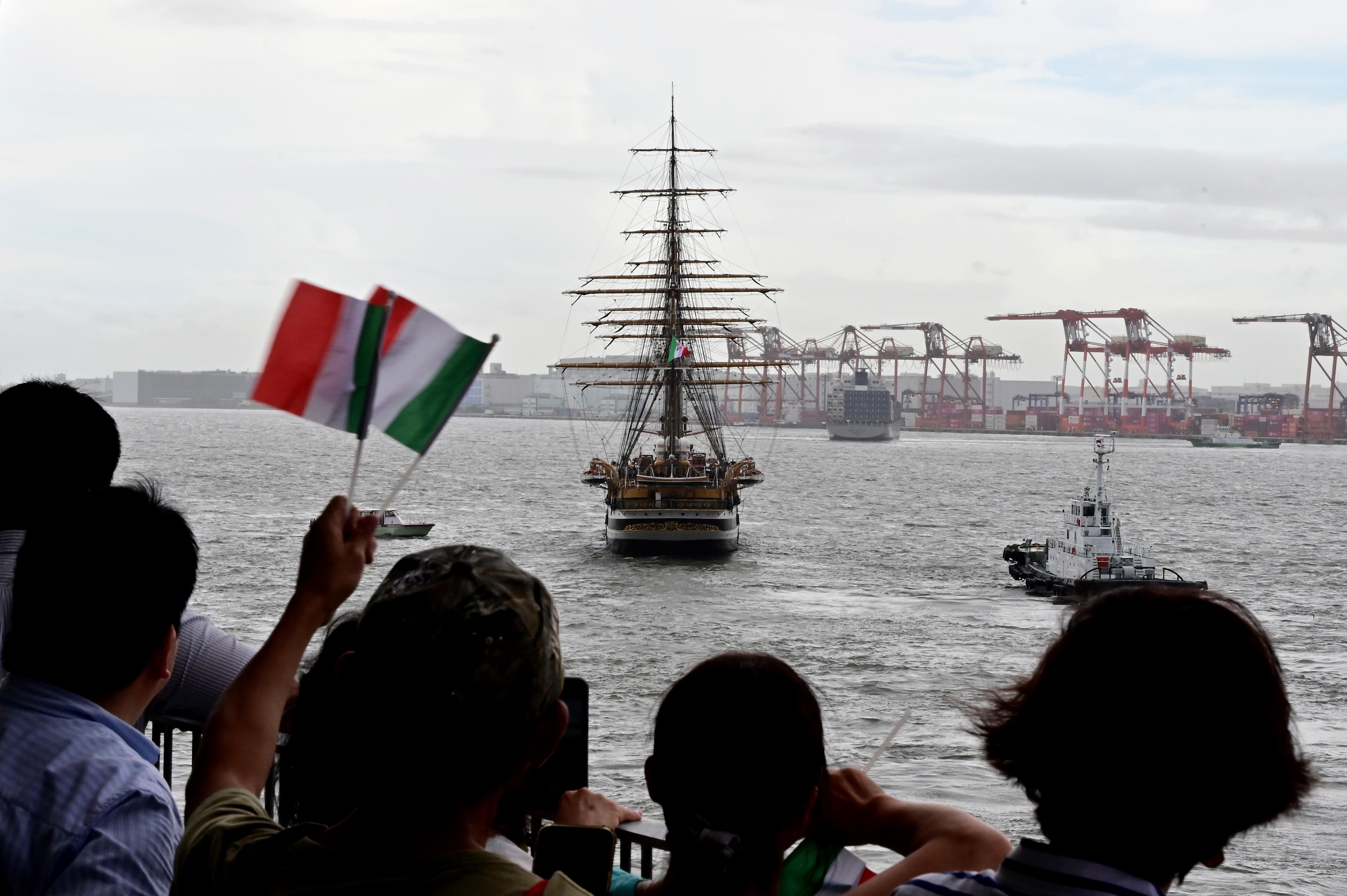 63 mila visitatori per tappa Tokyo tour nave Vespucci - 25 mila le visite a bordo