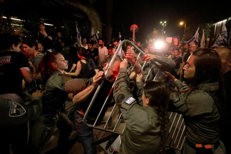 Sciopero e proteste in Israele (Afp)