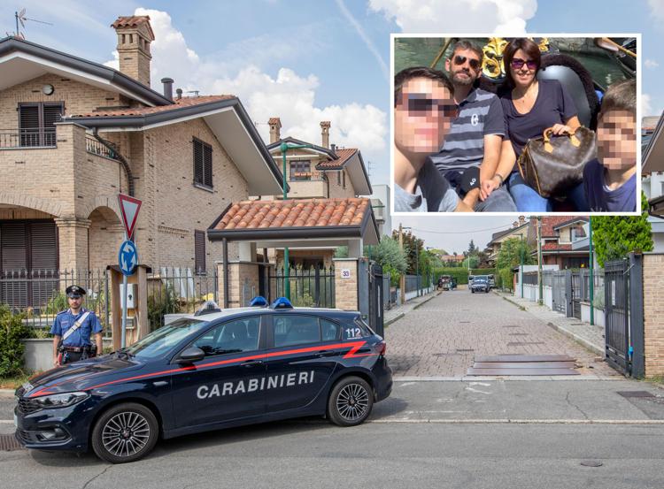 La casa in cui è stata compiuta la strage a Paderno Dugnano (Fotogramma)