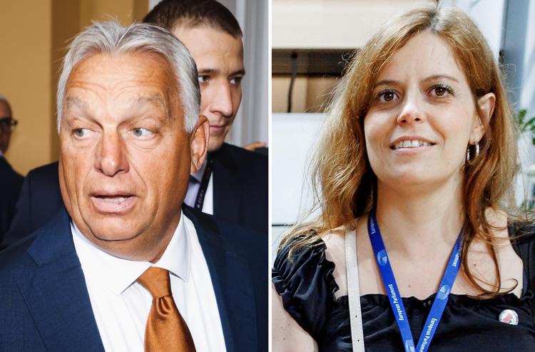 Viktor Orban e Ilaria Salis