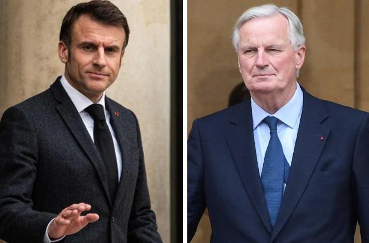 Macron e Barnier