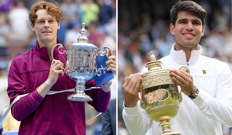 Sinner vincitore agli US Open e Alcaraz trionfatore a Wimbledon