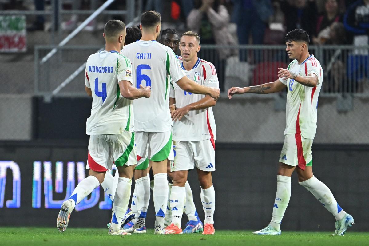 Nations League - Israele-Italia 1-2: gol di Fratesi e Kean