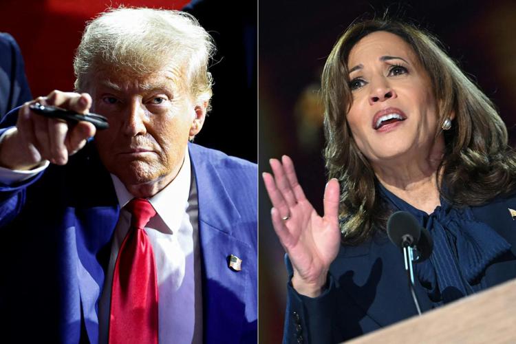 Trump e Harris