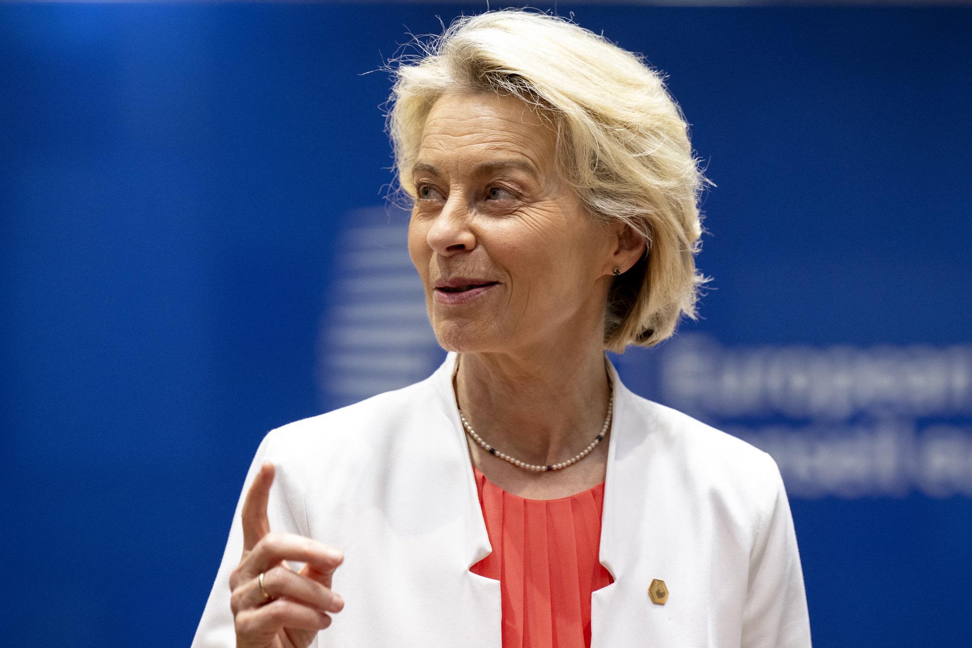 Commissione Ue - slitta presentazione von der Leyen II a Strasburgo