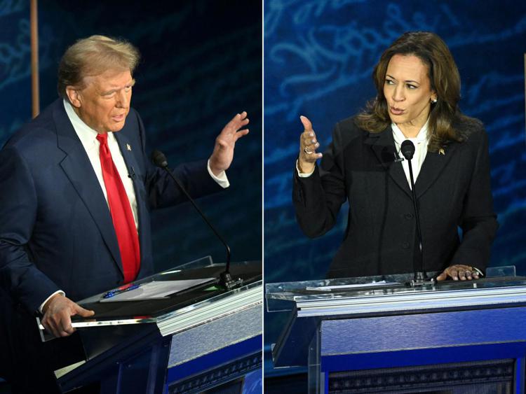 Trump e Harris