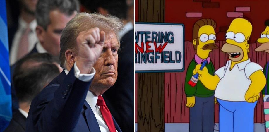 I migranti mangiano i cani - Trump copia i Simpson