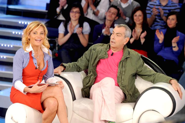 Simona Ventura e Luca Giurato