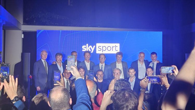 Sky lancia stagione Coppe Europee, serata di stelle al Garden Senato