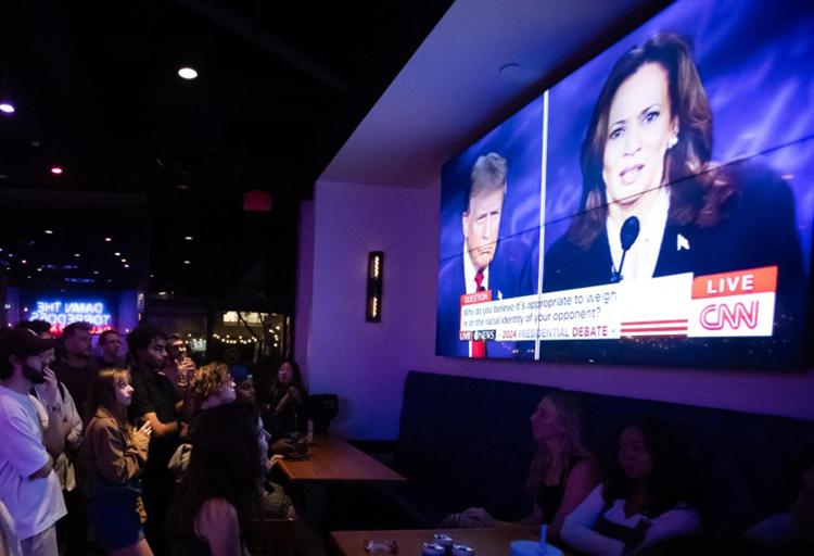 Il dibattito Trump-Harris in tv - Afp