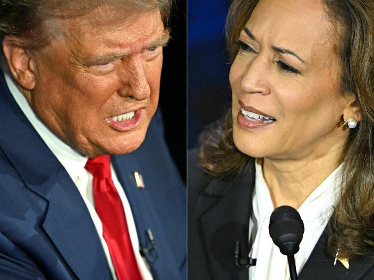 Donald Trump e Kamala Harris 