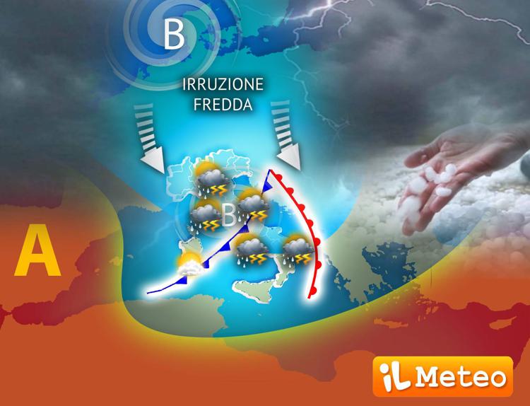 La mappa del meteo