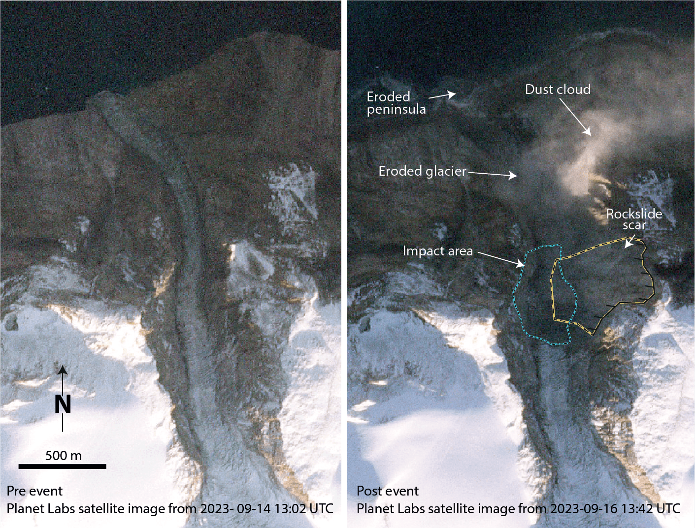 A 200-meter-high mega-tsunami in Greenland shook seismometers around the world for 9 days