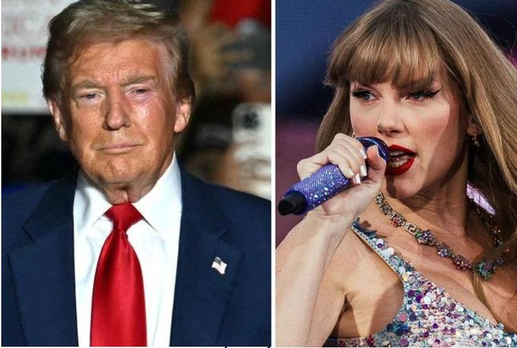 Donald Trump e Taylor Swift - (Afp)