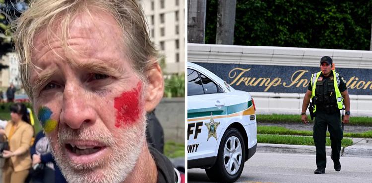 Ryan Routh, l'uomo arrestato per il presunto tentato omicidio di Trump, e il golf club dove è avvenuto l'arresto  - Afp