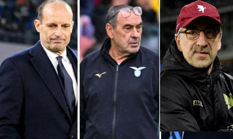 Allegri, Sarri e Juric