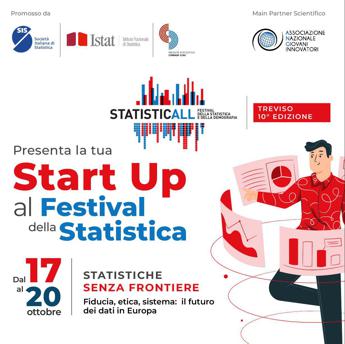 Al via la call for startup della X ed. del Festival della Statistica