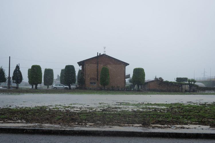 Maltempo a Cesenatico - (Fotogramma)