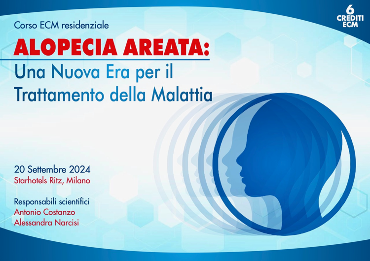 Alopecia Areata, un corso a Milano sulle novità diagnostiche