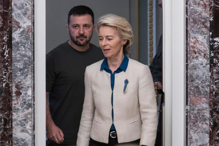 Von der Leyen e Zelensky a Kiev - Fotogramma /Ipa