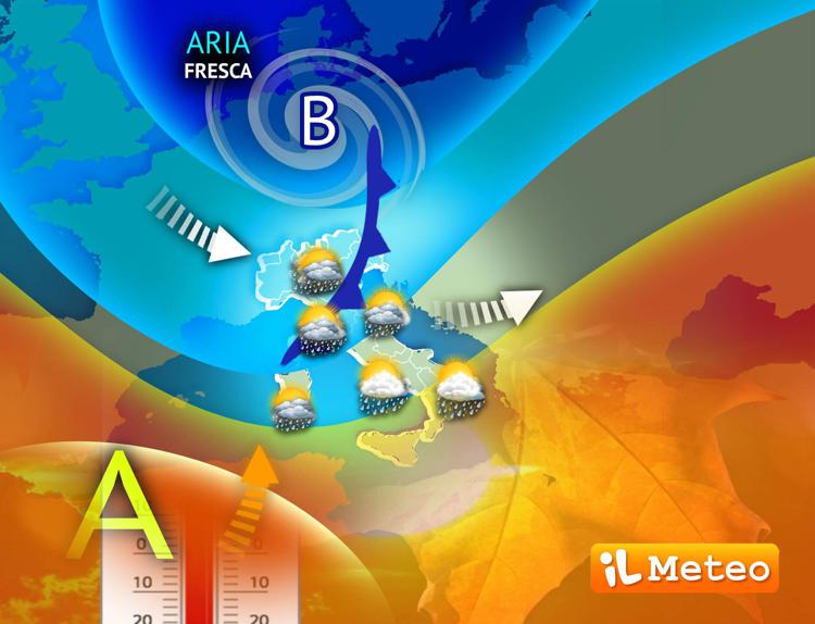 La mappa del meteo