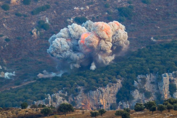 Attacchi di Israele in Libano - (Afp)