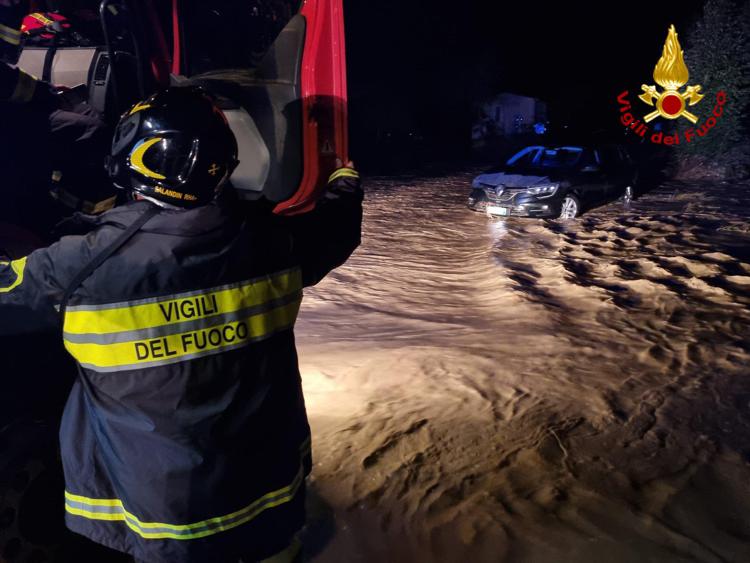 Maltempo in Toscana - Vigili del Fuoco