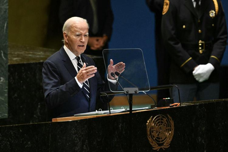 Joe Biden all'Onu - Afp