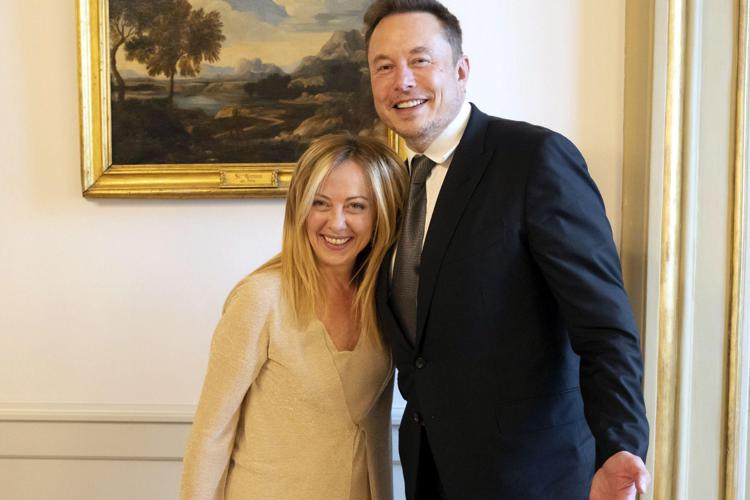 Giorgia Meloni e Elon Musk