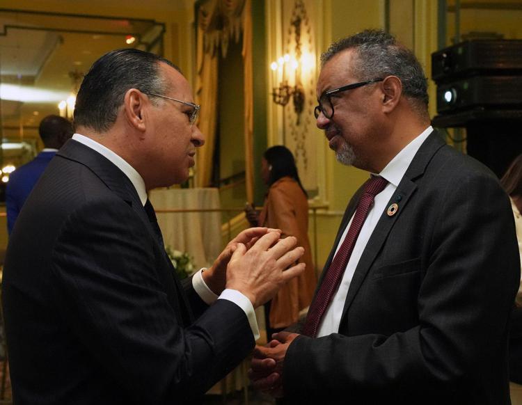 Kamel Ghribi e Tedros Ghebreyesus