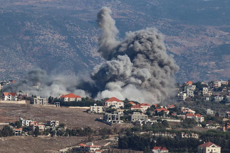 Attacchi Israele sul Libano - (Afp)