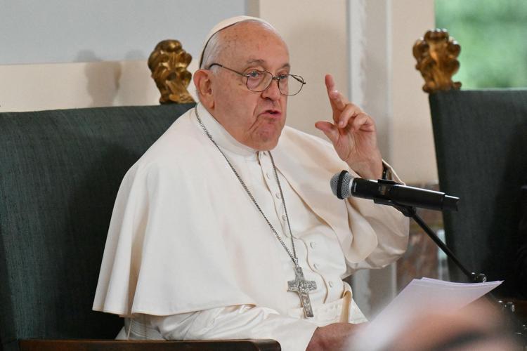 Papa Francesco in Belgio - Afp