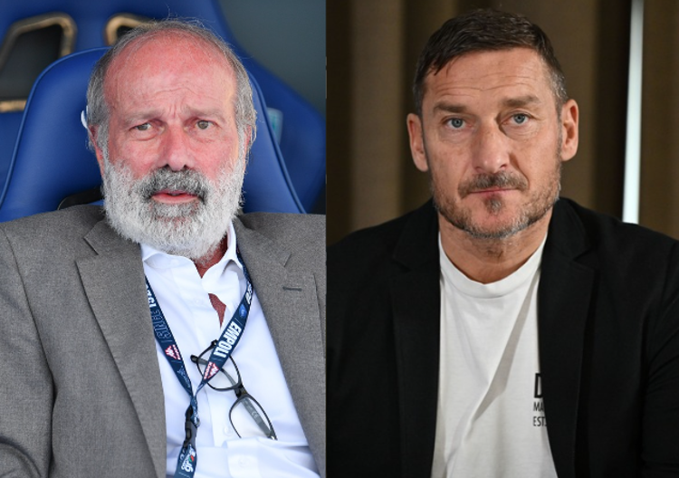 Sabatini: "Totti compie 48 anni, è a un bivio di vita. Spero la Roma gli offra un futuro dirigenziale"