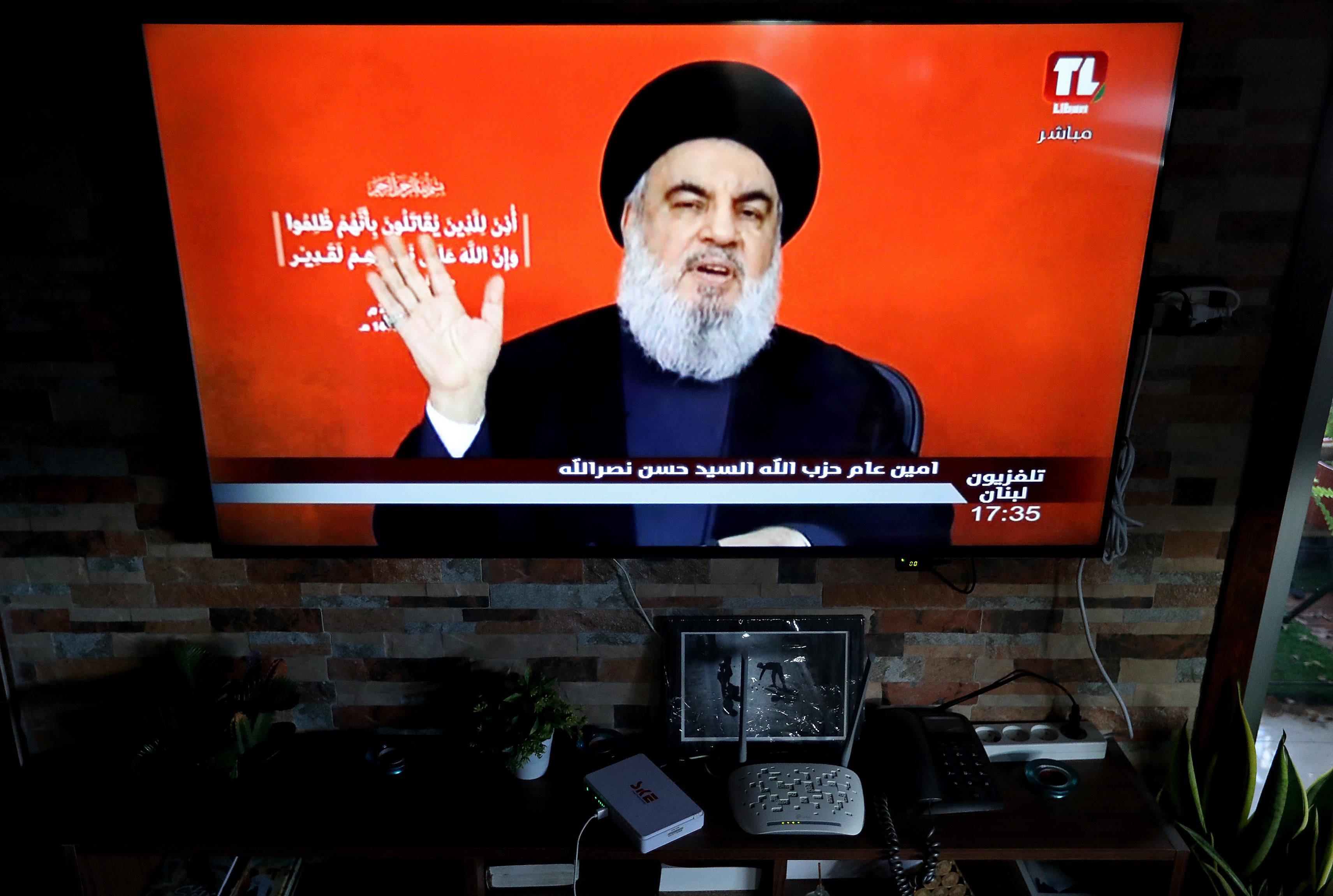 Israeli attack to kill Nasrallah, who is the leader of Hezbollah