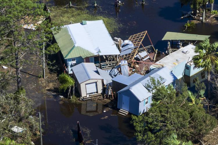 Devastazione in Florida dopo il passaggio dell'uragano Helene - Afp