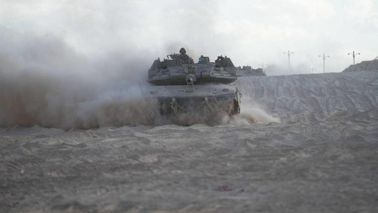 Carro armato israeliano - Afp