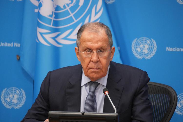 Lavrov all'Onu - Afp