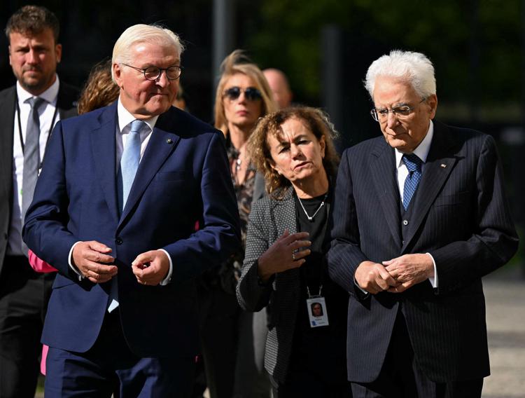 Steinmeier e Mattarella - Afp