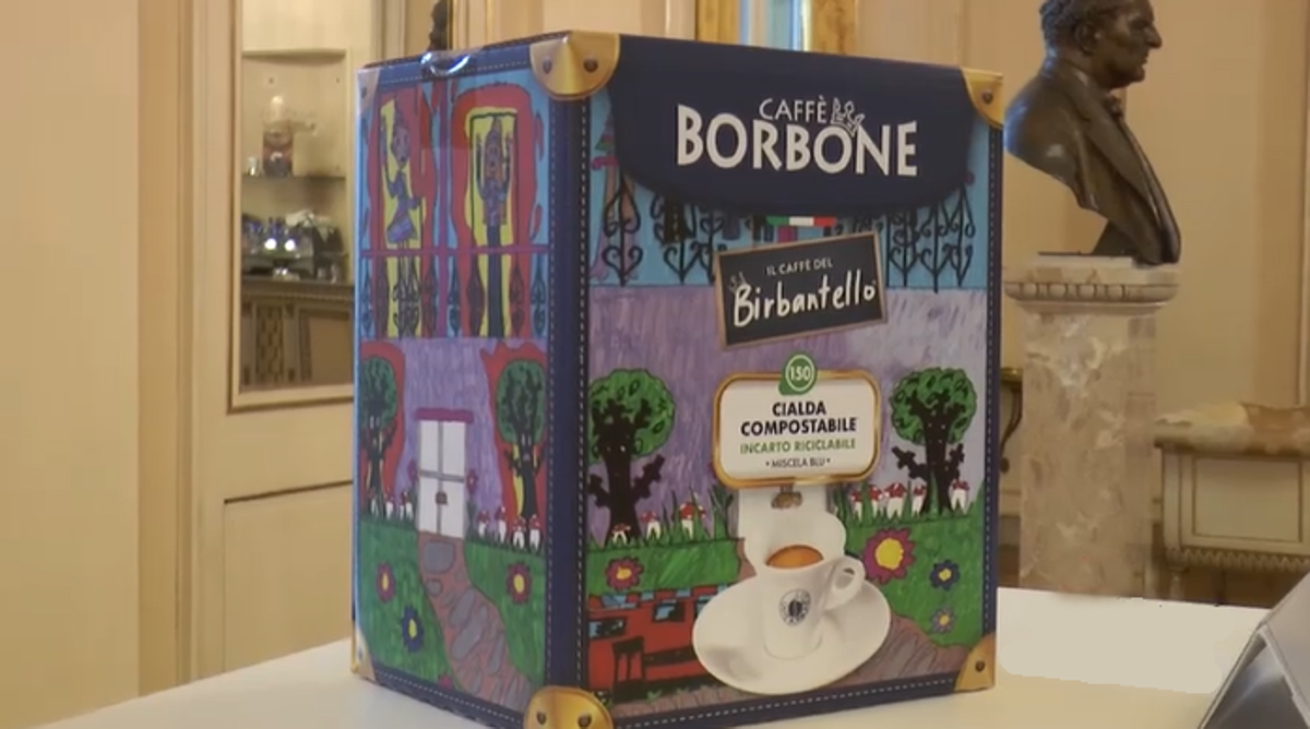 Caffè Borbone, special edition disegnata dai bambini