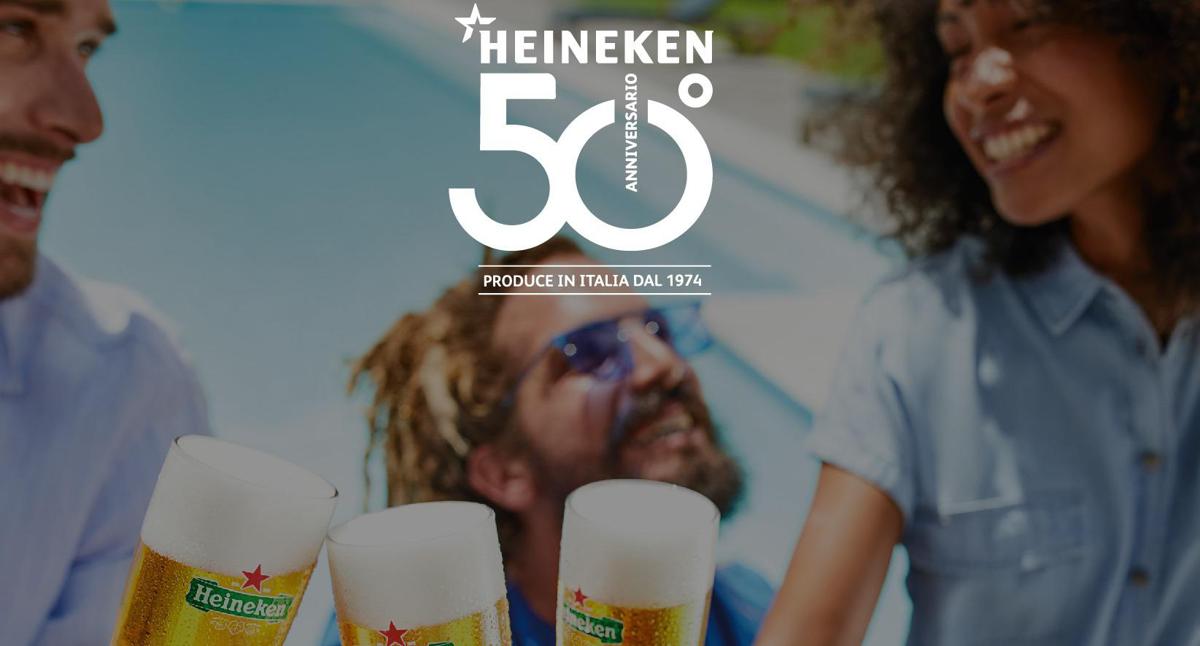 'Tra storia e visione del futuro', Heineken festeggia i 50 anni in Italia