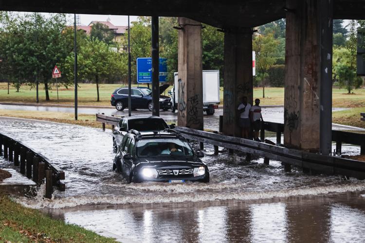 Maltempo a Milano - (Fotogramma)