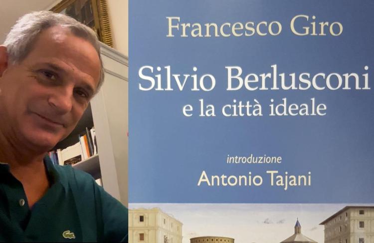 Francesco Giro e la copertina del suo libro - (Foto da Facebook)