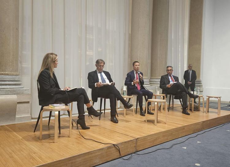 La presentazione del libro, foto Adnkronos