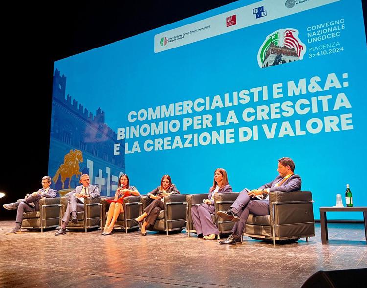 Un momento del convegno nazionale Ungdcec a Piacenza 