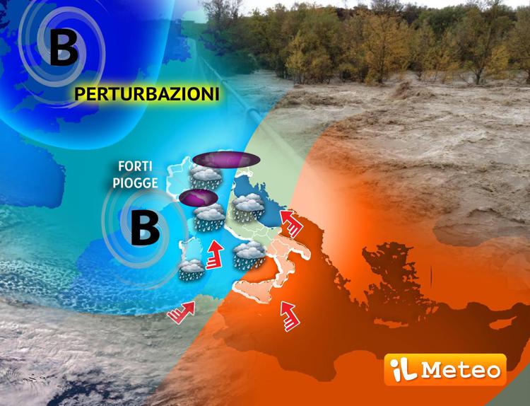 La mappa del meteo